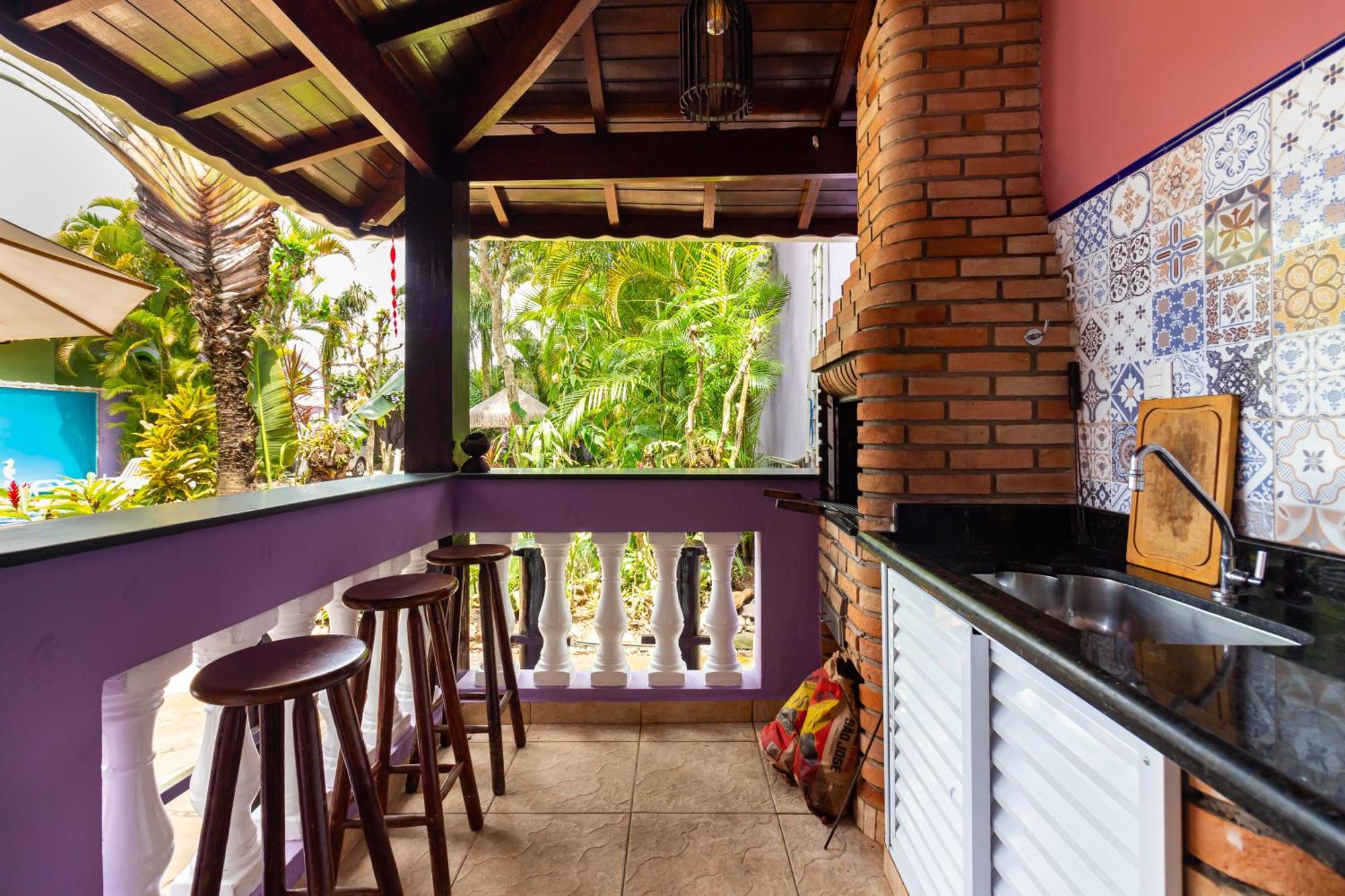 O Paraiso Em Peruibe Casa Para Ate 25 Pessoas Luaran gambar